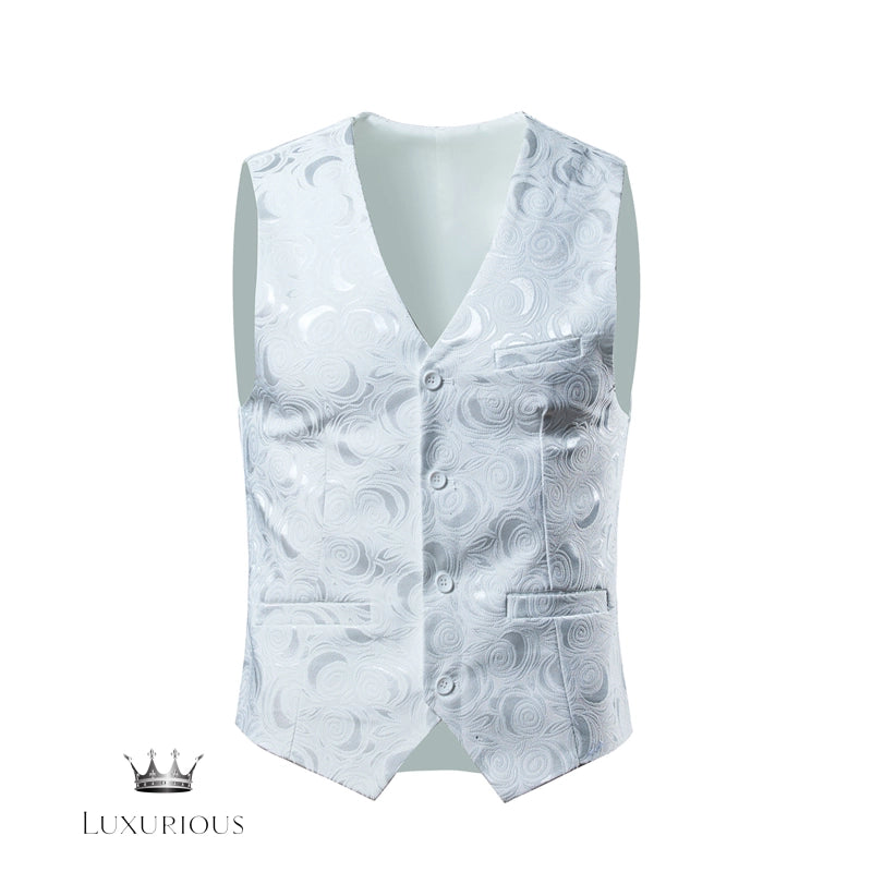 Men's Luxury Jacquard Suit Vest