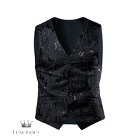 Men's Luxury Jacquard Suit Vest