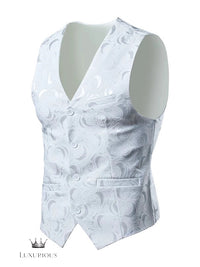 Men's Luxury Jacquard Suit Vest