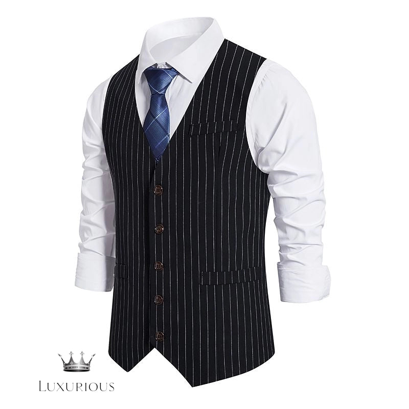 Luxury Striped Wedding Vest Suit waistcoat Luxurious Weddings