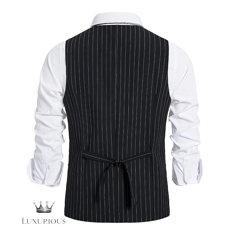 Luxury Striped Wedding Vest Suit waistcoat Luxurious Weddings