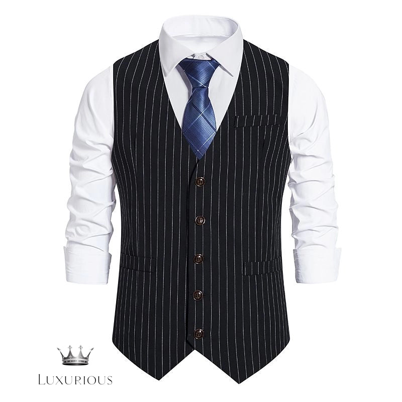 Luxury Striped Wedding Vest Suit waistcoat Luxurious Weddings