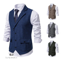 Formal Business Wedding Men's Vest - waistcoat Luxurious Weddings