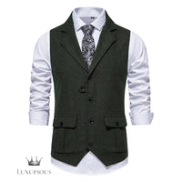 Formal Business Wedding Men's Vest - waistcoat Luxurious Weddings