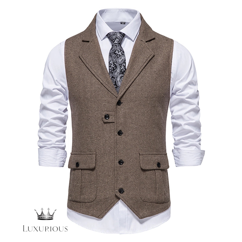 Formal Business Wedding Men's Vest - waistcoat Luxurious Weddings