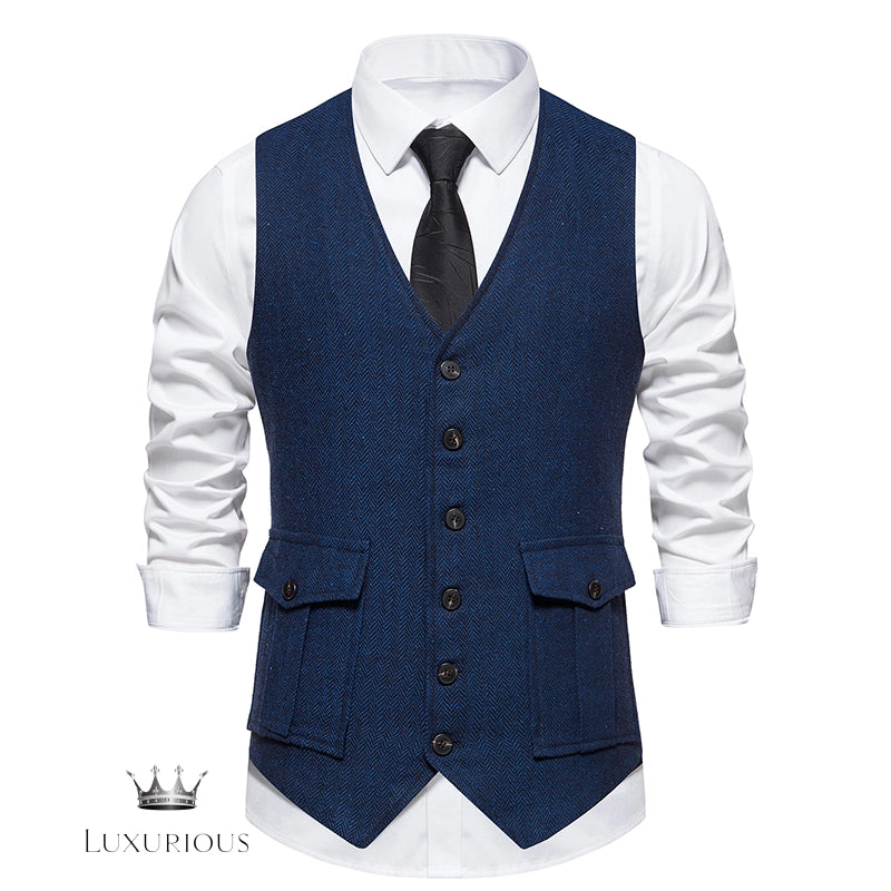 Formal Business Wedding Men's Vest - waistcoat Luxurious Weddings