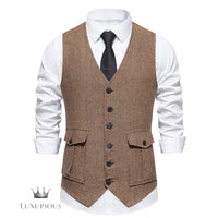 Formal Business Wedding Men's Vest - waistcoat Luxurious Weddings