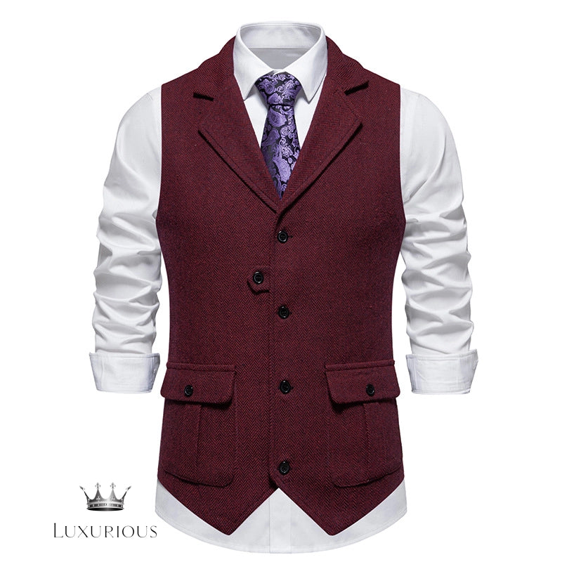 Formal Business Wedding Men's Vest - waistcoat Luxurious Weddings