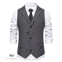 Formal Business Wedding Men's Vest - waistcoat Luxurious Weddings