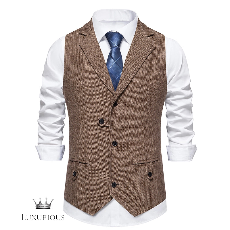 Formal Business Wedding Men's Vest - waistcoat Luxurious Weddings