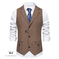 Formal Business Wedding Men's Vest - waistcoat Luxurious Weddings