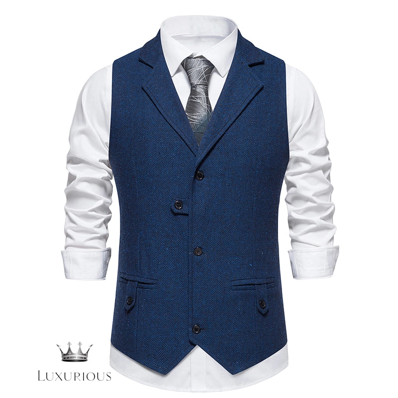 Formal Business Wedding Men's Vest - waistcoat Luxurious Weddings