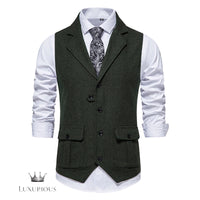 Formal Business Wedding Men's Vest - waistcoat Luxurious Weddings