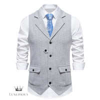 Formal Business Wedding Men's Vest - waistcoat Luxurious Weddings