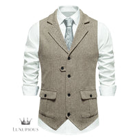 Formal Business Wedding Men's Vest - waistcoat Luxurious Weddings