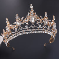 Bride Wedding Rhinestone Alloy Crown Luxurious Weddings