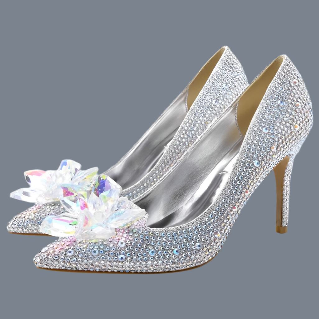 Cinderella Crystal Shoes Heels