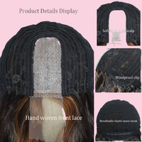 Small Lace Front Wig Headsets with Intermediate Color Luxurious Weddings