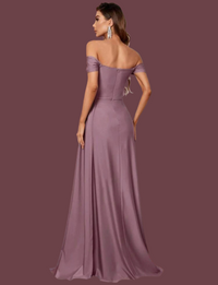 Savannah Mauve Gown Luxurious Weddings