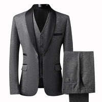 Grooms Suit Set Men's 3Pc Slim Luxurious Weddings