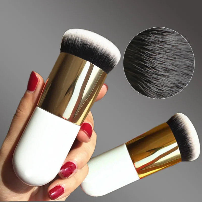 1Pcs New Chubby Pier Foundation Brush Makeup Brushes Luxurious Weddings