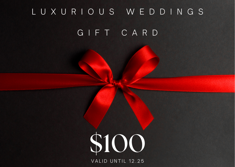 Luxurious Weddings Gift Card Gift Card Luxurious Weddings