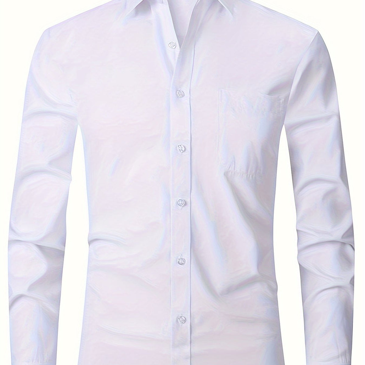 Men's Formal Business Shirts with Long Sleeves - Spring/Fall Collection Luxurious Weddings