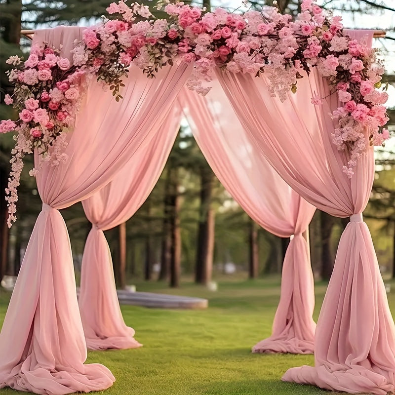 Silk Drappings Transform Your Event with Stunning Dark Pink Drapes - Perfect for Weddings, Parties, and More! Luxurious Weddings