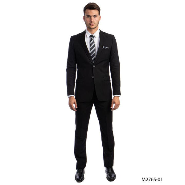 Men's Slim Fit Black 2-Piece Suit SUIT Luxurious Weddings