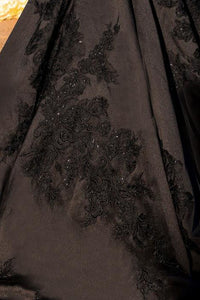 Spaghetti Straps A-Line Ball Gown: