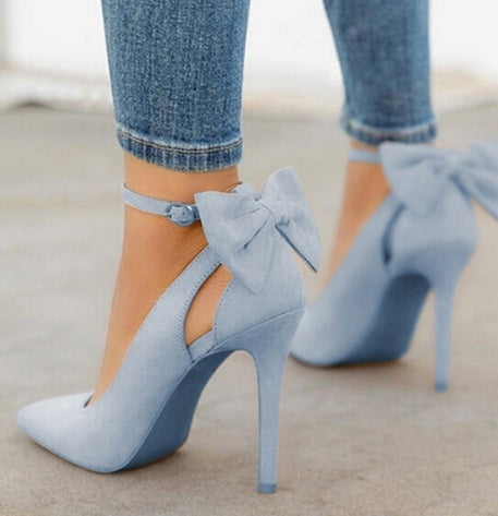 Bow high heels Women's Pumps Luxurious Weddings