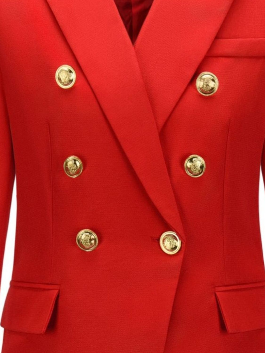 Lapel Collar Long Sleeve Blazer blazer Luxurious Weddings