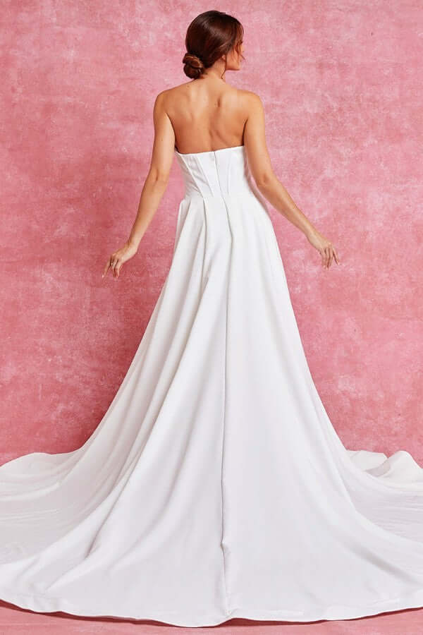 Strapless Sweetheart Bridal Gown Luxurious Weddings