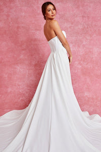 Strapless Sweetheart Bridal Gown Luxurious Weddings