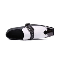 Men’s Black & White Loafers