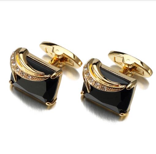 Luxury Square Crystal Cufflinks cufflinks Luxurious Weddings