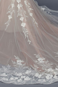 Skinny Straps Trumpet Wedding Gown wedding dress Luxurious Weddings