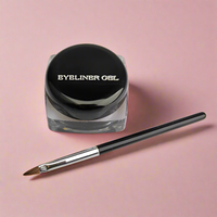 1x wasserfestes Eyeliner-Gel mit Pinsel 