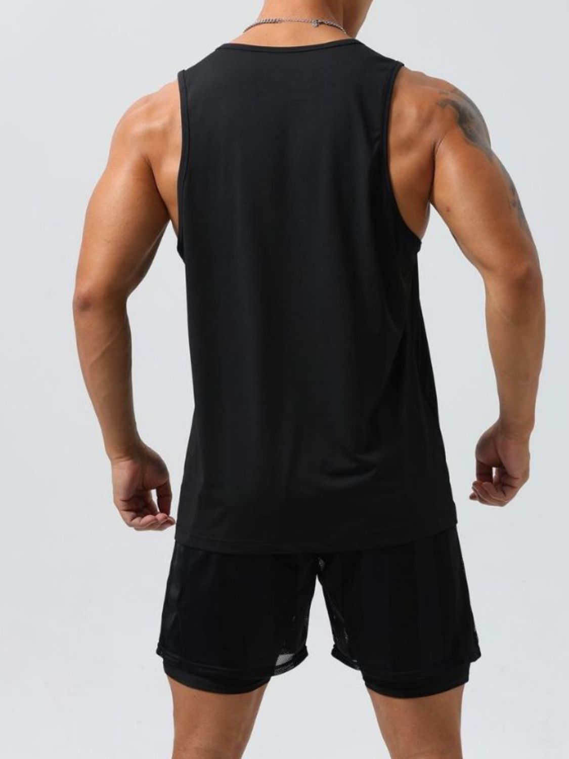 Men's Plus Size Round Neck Tank Singlets Luxurious Weddings