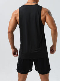 Men's Plus Size Round Neck Tank Singlets Luxurious Weddings