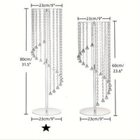 Elegant Clear Acrylic Floral Centerpiece Stand Home Decor Luxurious Weddings