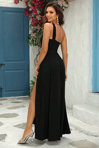 One-Shoulder Split Maxi Dress Bridesmaid Dresses Luxurious Weddings