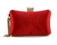 Tassel metal woven diamond Evening Bag Handbags Luxurious Weddings