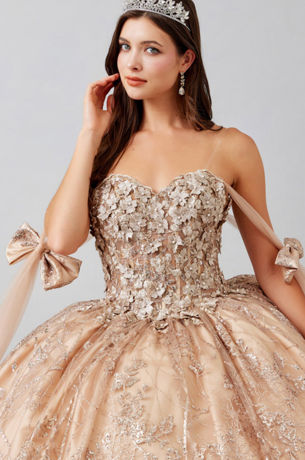 Royal Radiance Quinceanella gown Luxurious Weddings