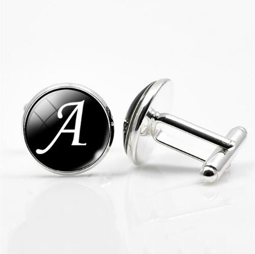 A-Z Single Alphabet CufflinksLuxurious Weddings