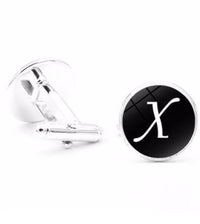 A-Z Single Alphabet Cufflinks cufflinks Luxurious Weddings