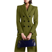 Slim Chic Double Breasted Women’s Suit Set