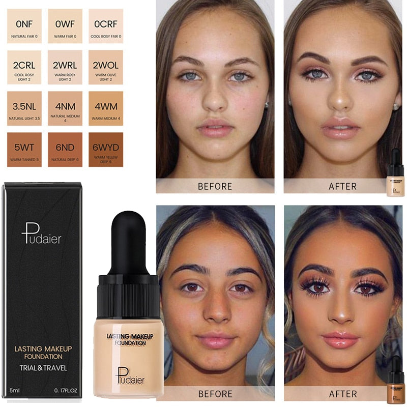 Professional Full Coverage Liquid Foundation Face Base foundation Luxurious Weddings