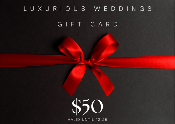 Luxurious Weddings Gift Card Gift Card Luxurious Weddings