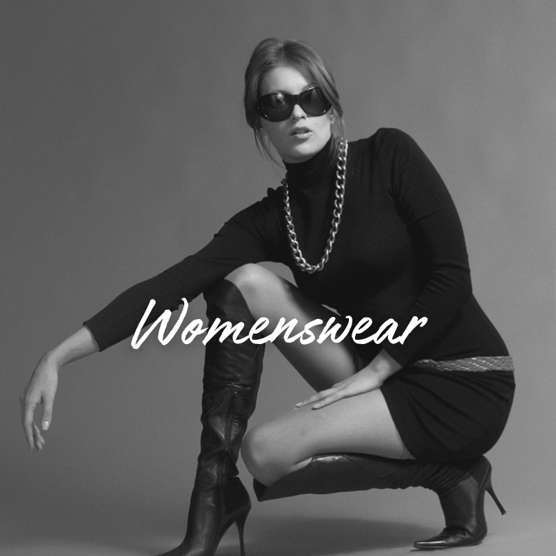 B&w cover photo womenswear